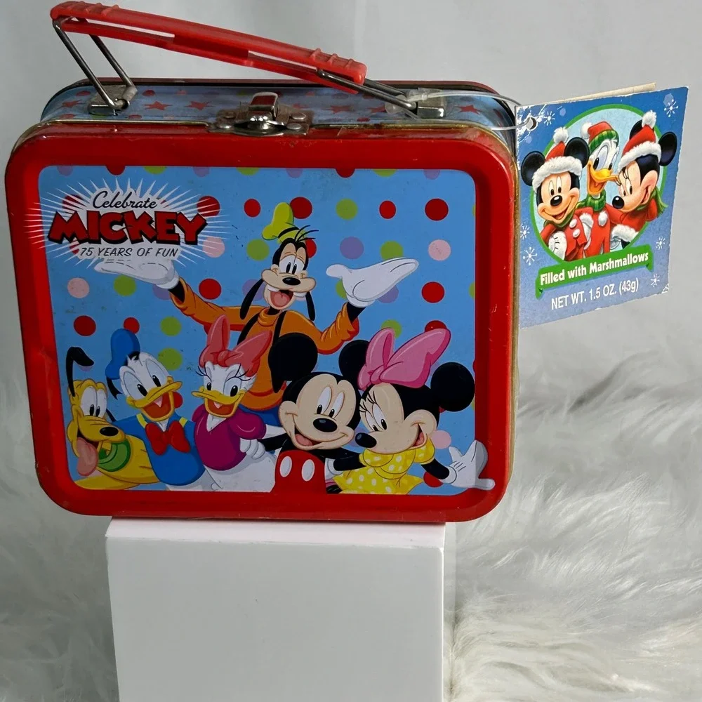 Mickey Mouse 75 Years of Fun Tin Mini Lunch Bx with Handle Collectible